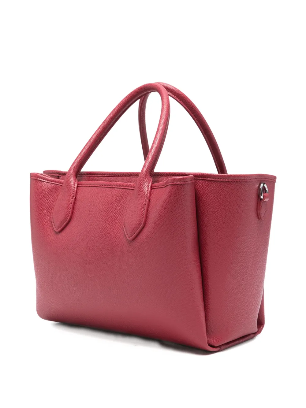Emporio Armani Logo-patch Tote Bag In Red