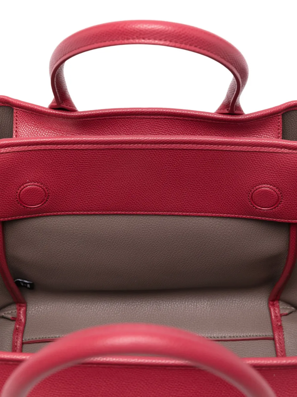 Emporio Armani Logo-patch Tote Bag In Red