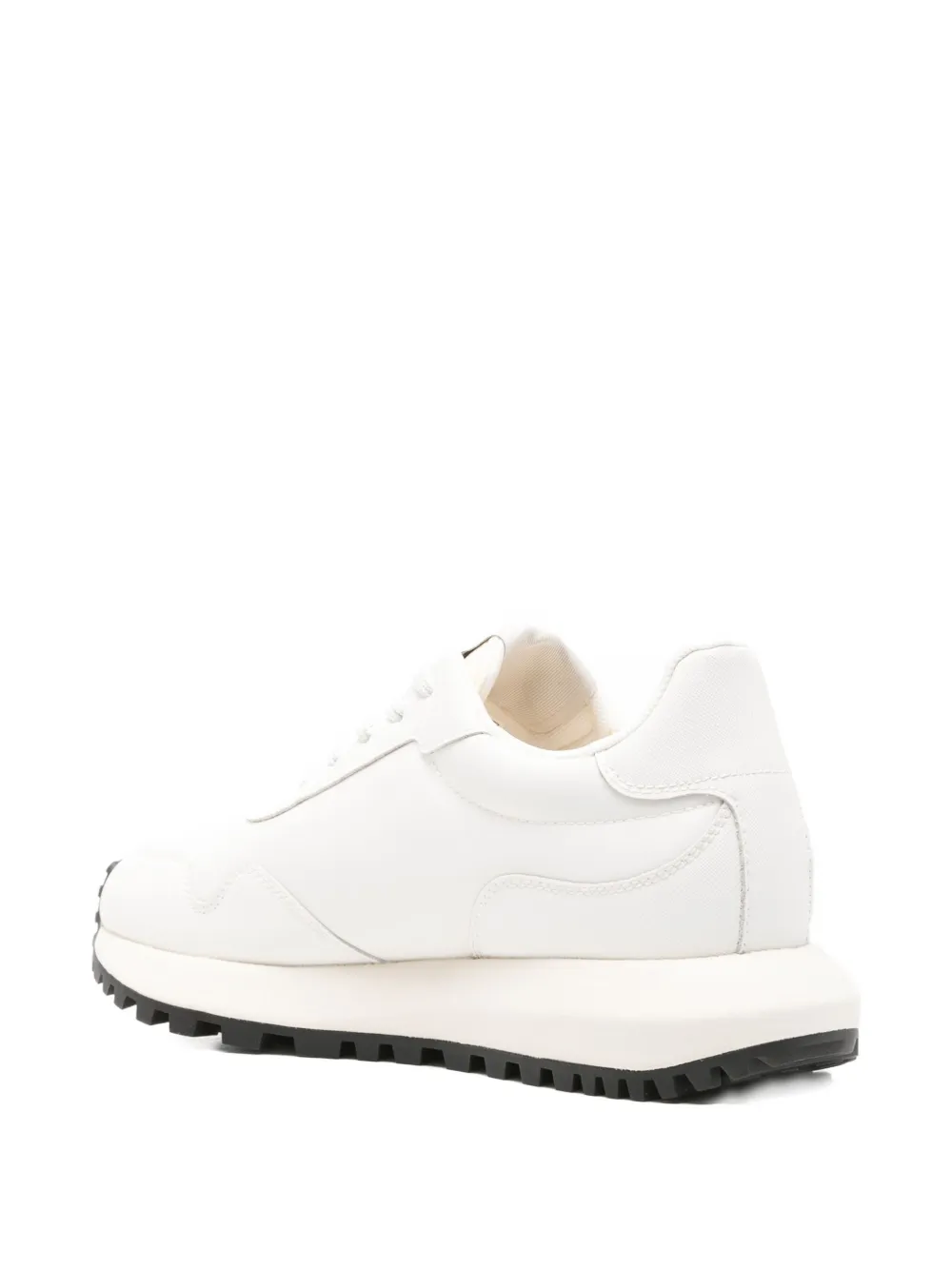 Emporio Armani Sneakers met logoplakkaat Wit