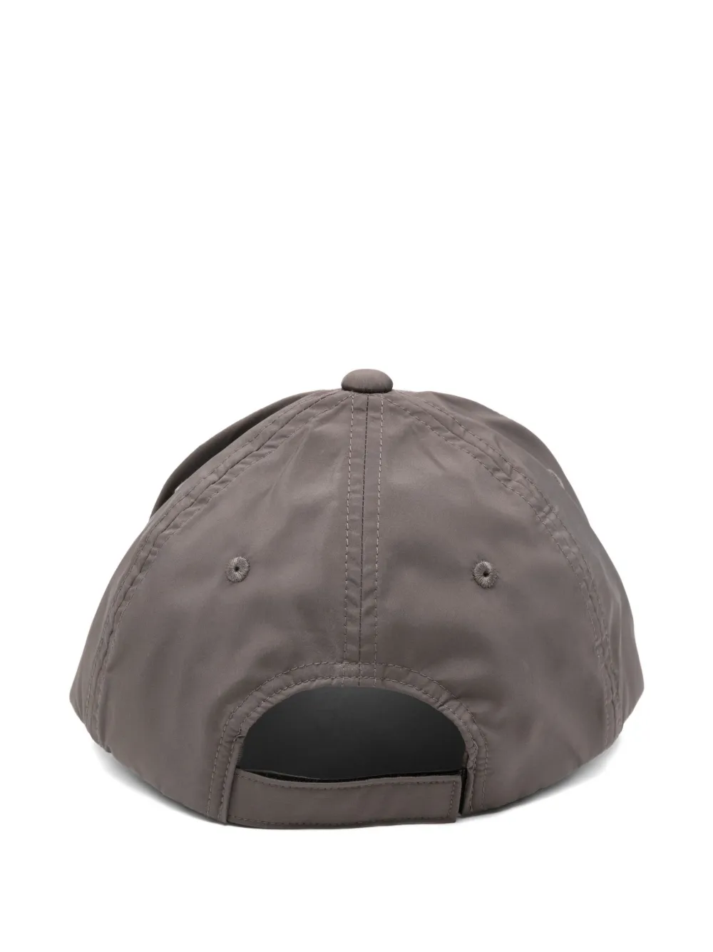 Emporio Armani logo-patch adjustable cap - Grijs