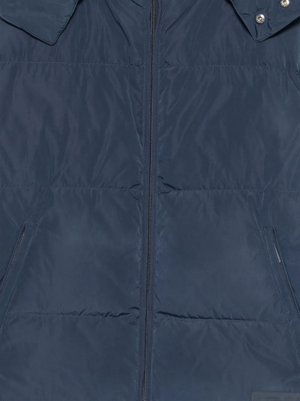 Emporio Armani Gewatteerde jas met capuchon Blauw