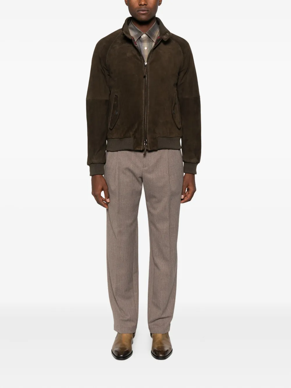 Emporio Armani silk blend tailored trousers | Tailored Pants | Image 2
