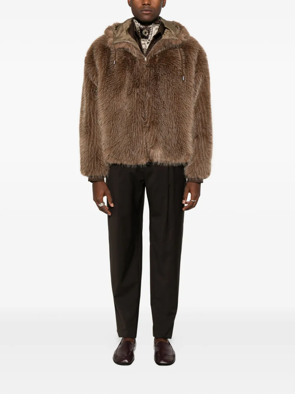 Emporio Armani pleat-detail trousers | Tailored Pants | Image 2