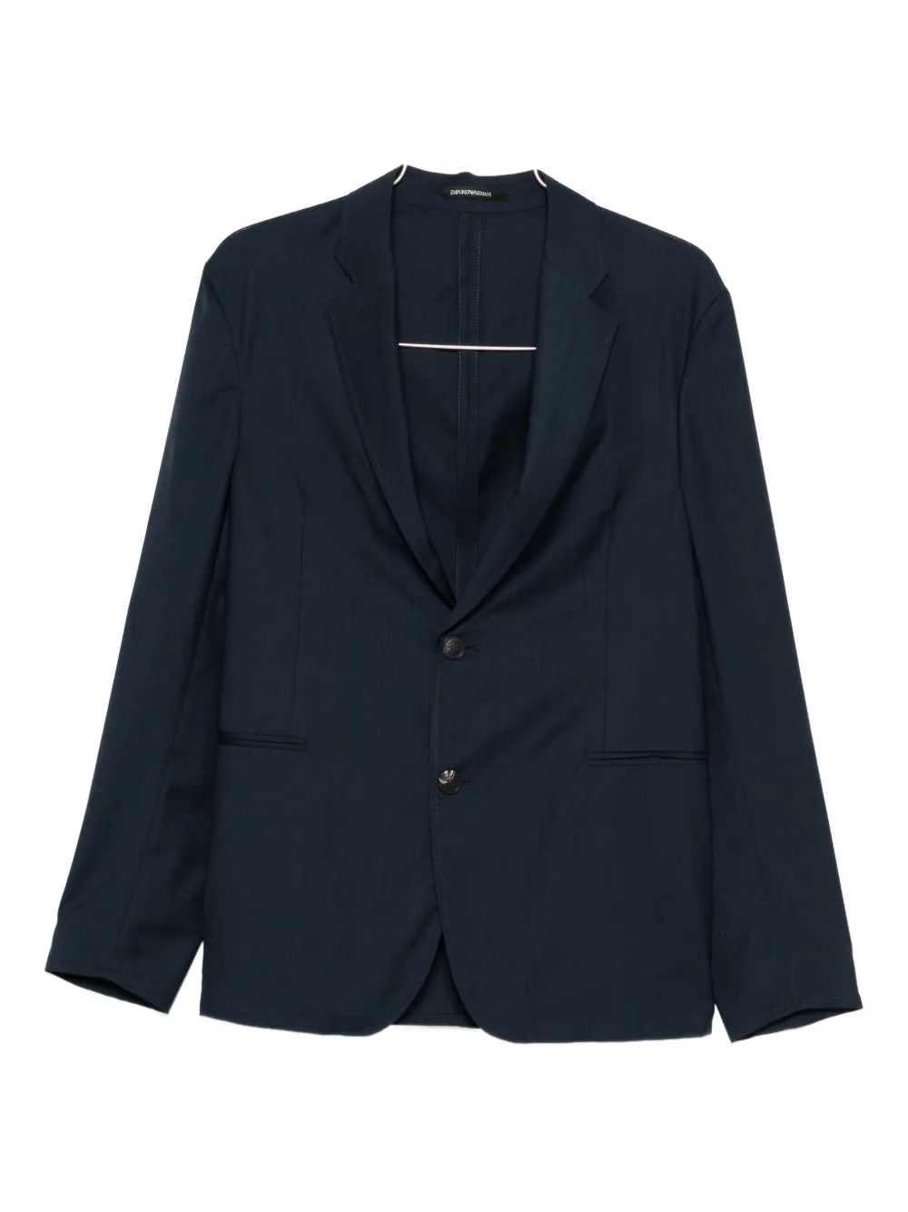 Emporio Armani Blazer monopetto in lana - Blu