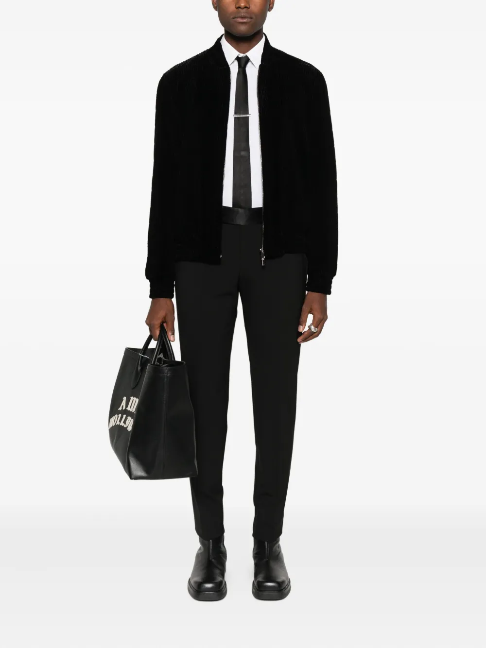 Emporio Armani pressed-crease trousers | Tailored Pants | Image 2
