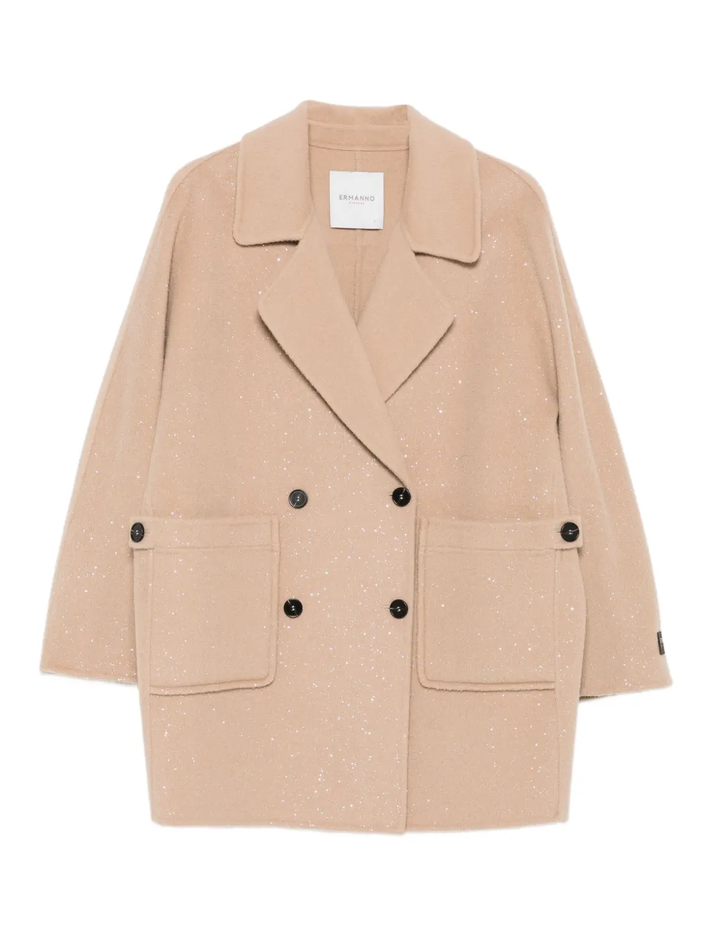 ERMANNO FIRENZE  double-breasted coat | Neutrals | Image 1