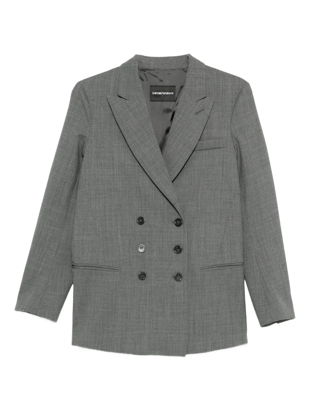 Emporio Armani double-breasted blazer | Grey | Image 1