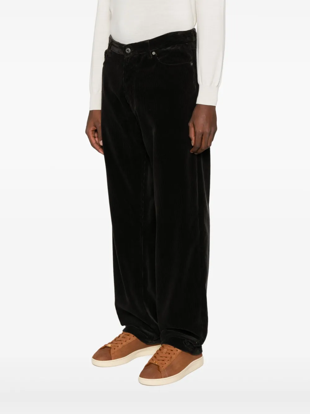 Emporio Armani Straight broek Zwart