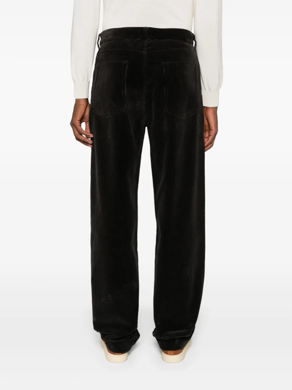 Emporio Armani Straight broek Zwart