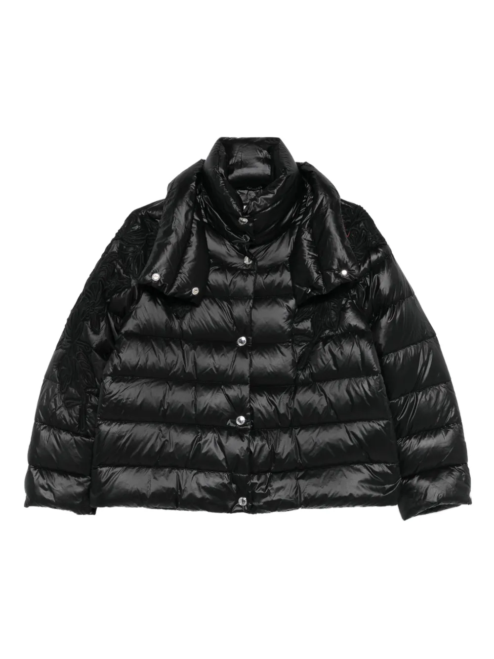 ERMANNO FIRENZE  hooded puffer jacket | Black | Image 1