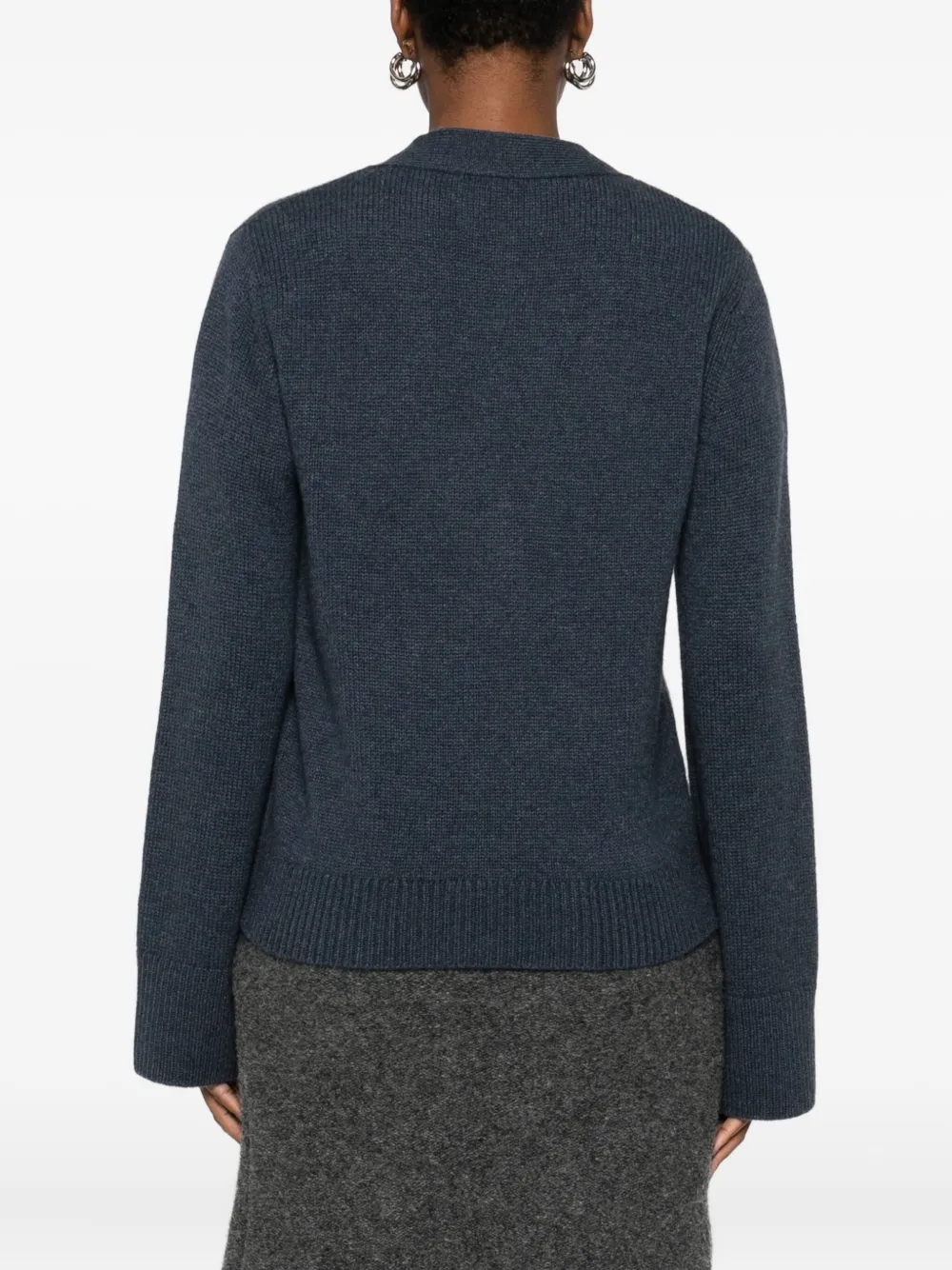 Lisa Yang Danni Cashmere Cardigan In Blue