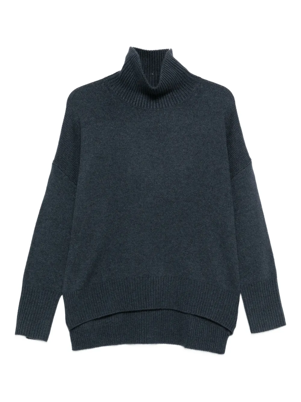 Lisa Yang Heidi Cashmere Turtle-neck Sweater In Blue