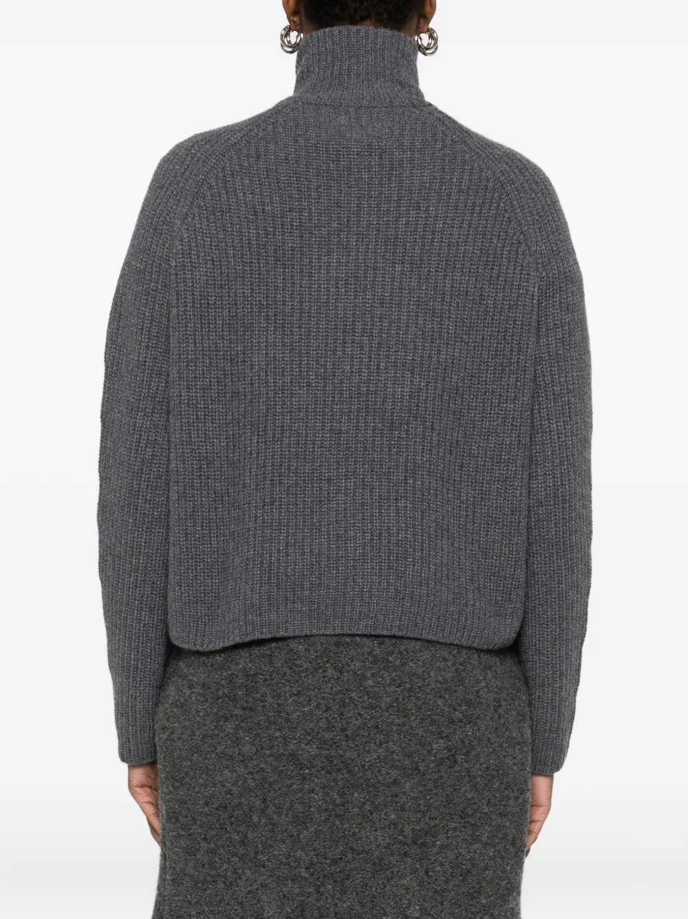Lisa Yang Sadie Cashmere Cardigan In Gray
