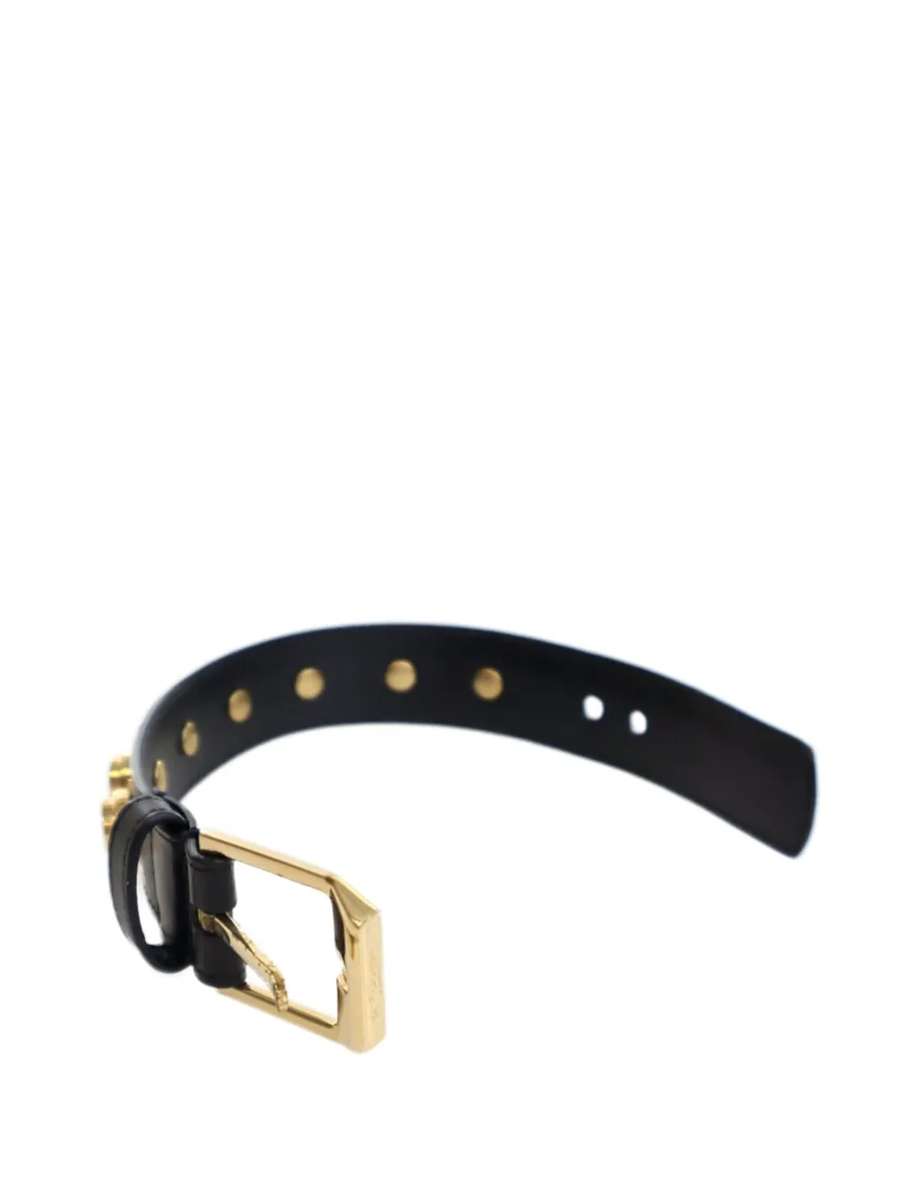 Saint Laurent Pre-Owned سوار 'دو فورس' جلد عجل مرصع 2010-2025 | Image 2