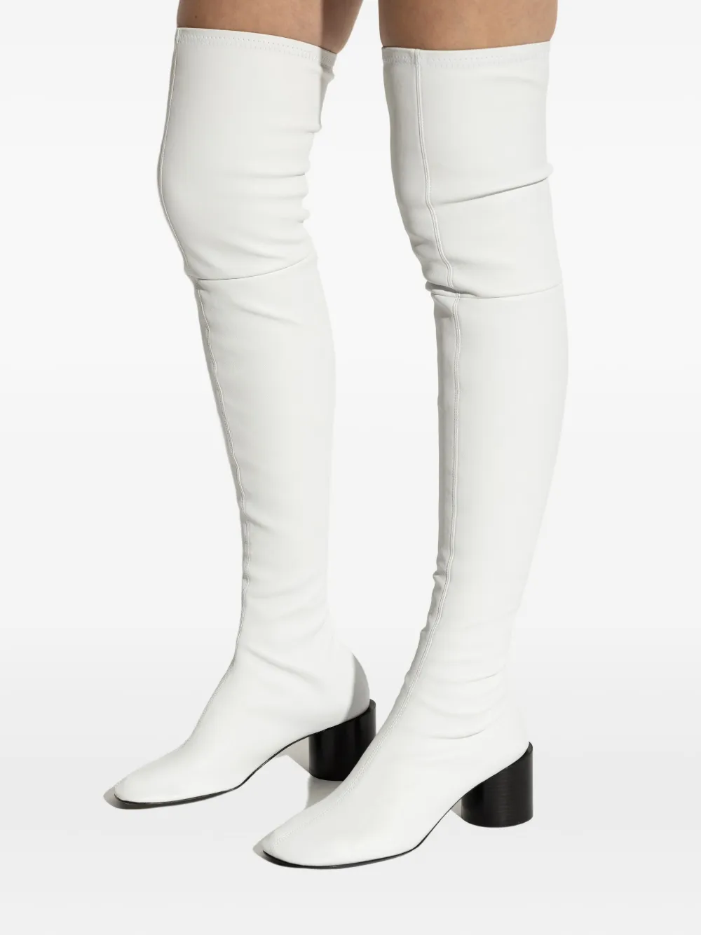 Jil Sander 60mm Block-heel Over-the-knee Boots In Multi