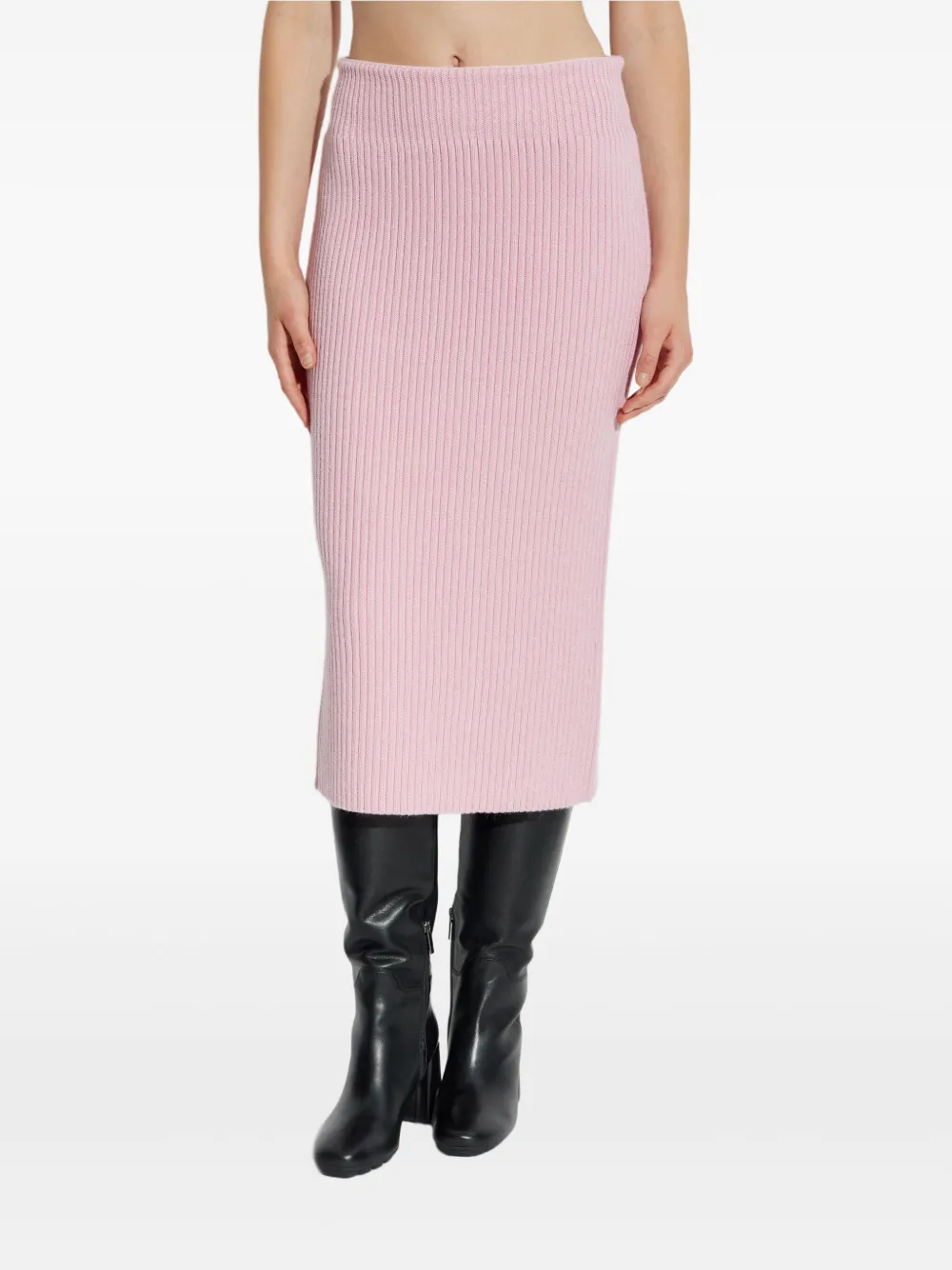 Givenchy ribbed midi skirt | Pink | Image 1