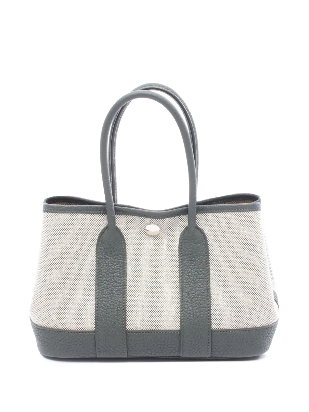 Hermès Pre-Owned 2025 トワル&ネゴンダ ガーデンパーティ 23 トートバッグ - グリーン Hermès Pre-Owned 2025 トワル&ネゴンダ ガーデンパーティ 23 トートバッグ - グリーン