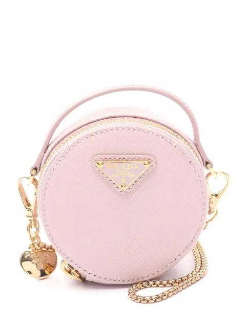 Prada Pre-Owned 2013-2025 Mini Saffiano Triangle Pouch satchel