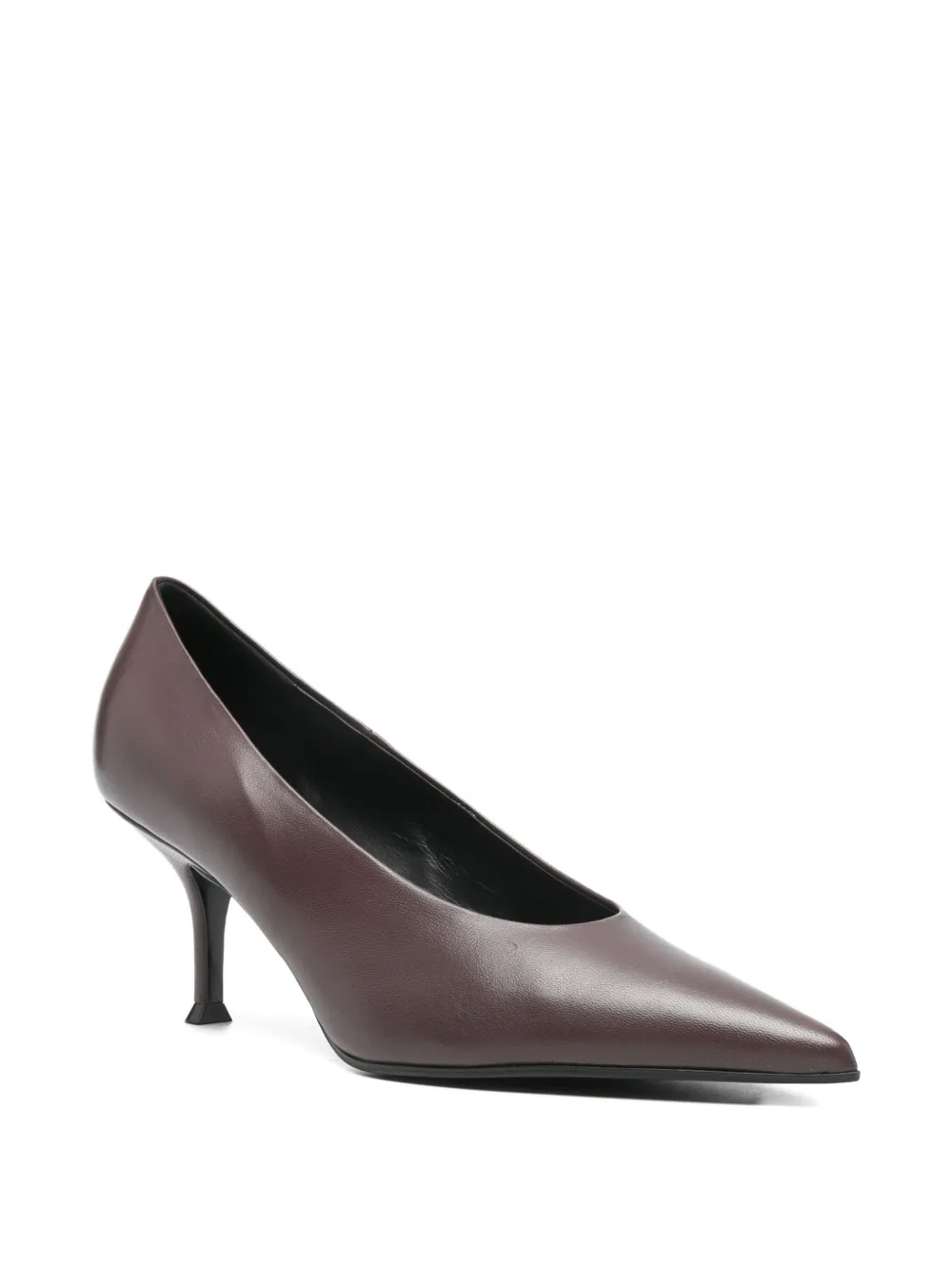 Lella Baldi 75mm leather pumps | Heeled Pumps | Image 2