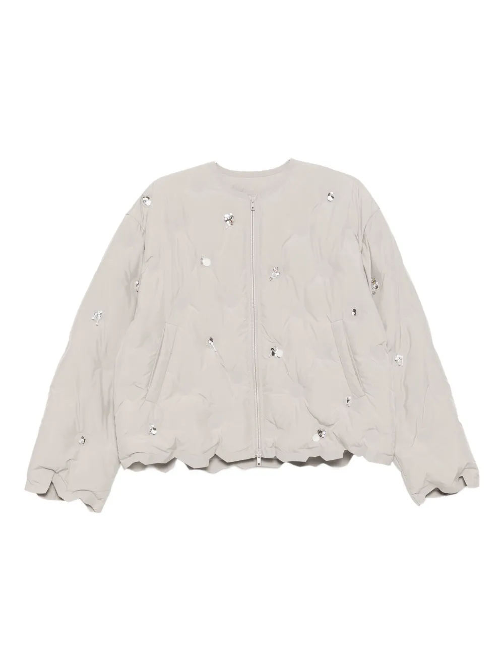 JNBY sequin-embellished puffer jacket | Grey | Image 1