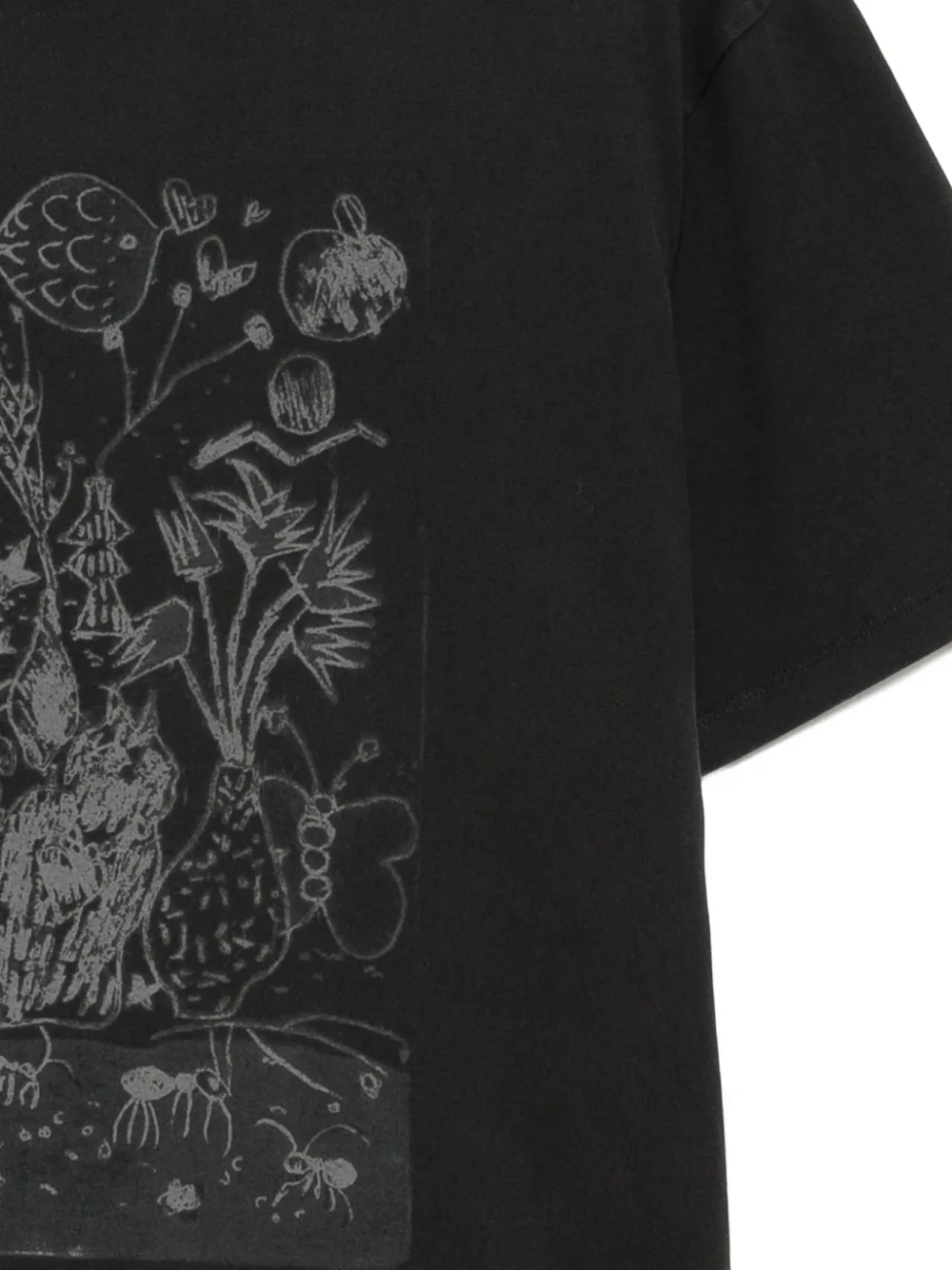Jnby Cotton Short-sleeve T-shirt In Black