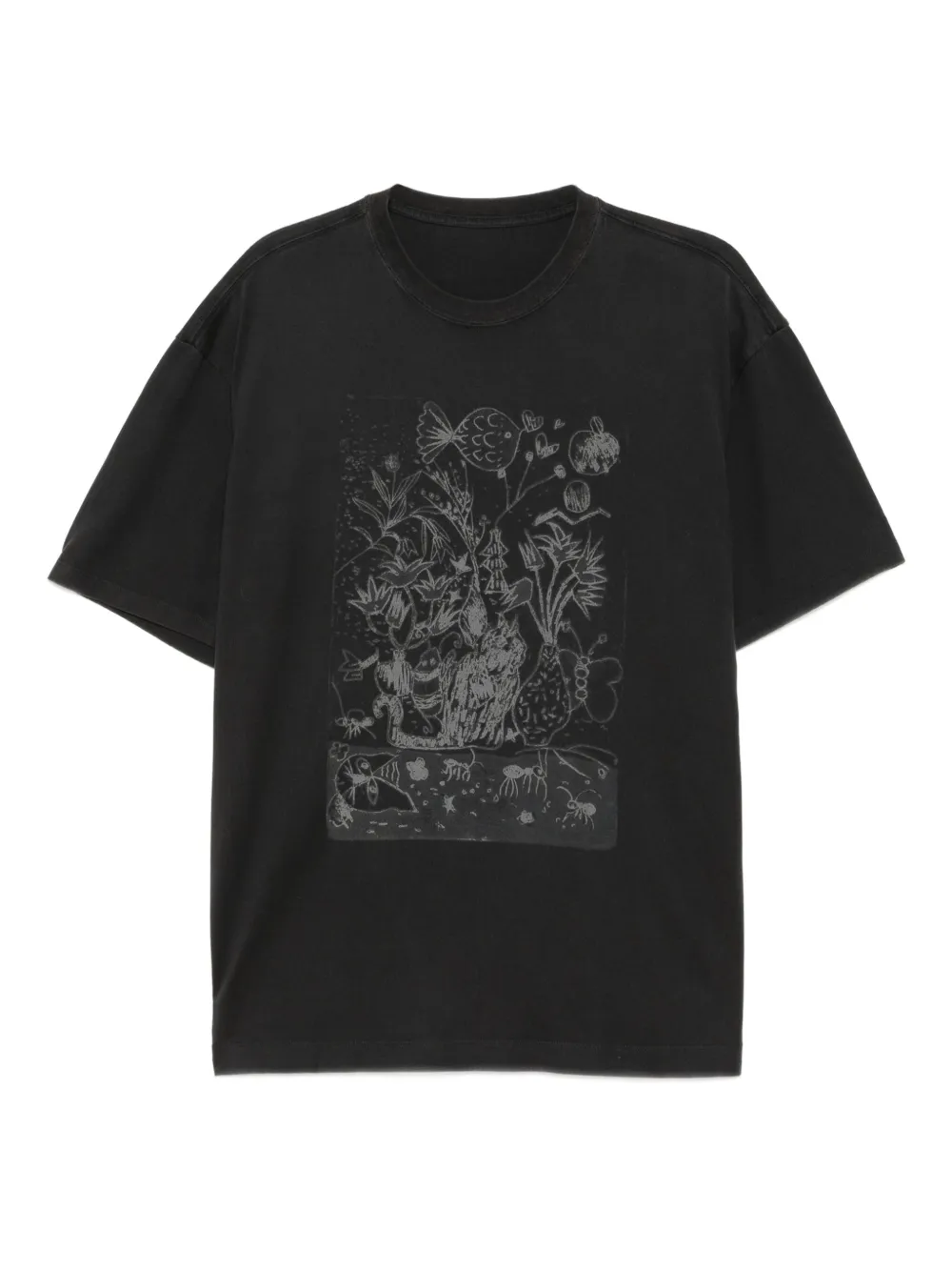 JNBY cotton short-sleeve t-shirt | Black | Image 1