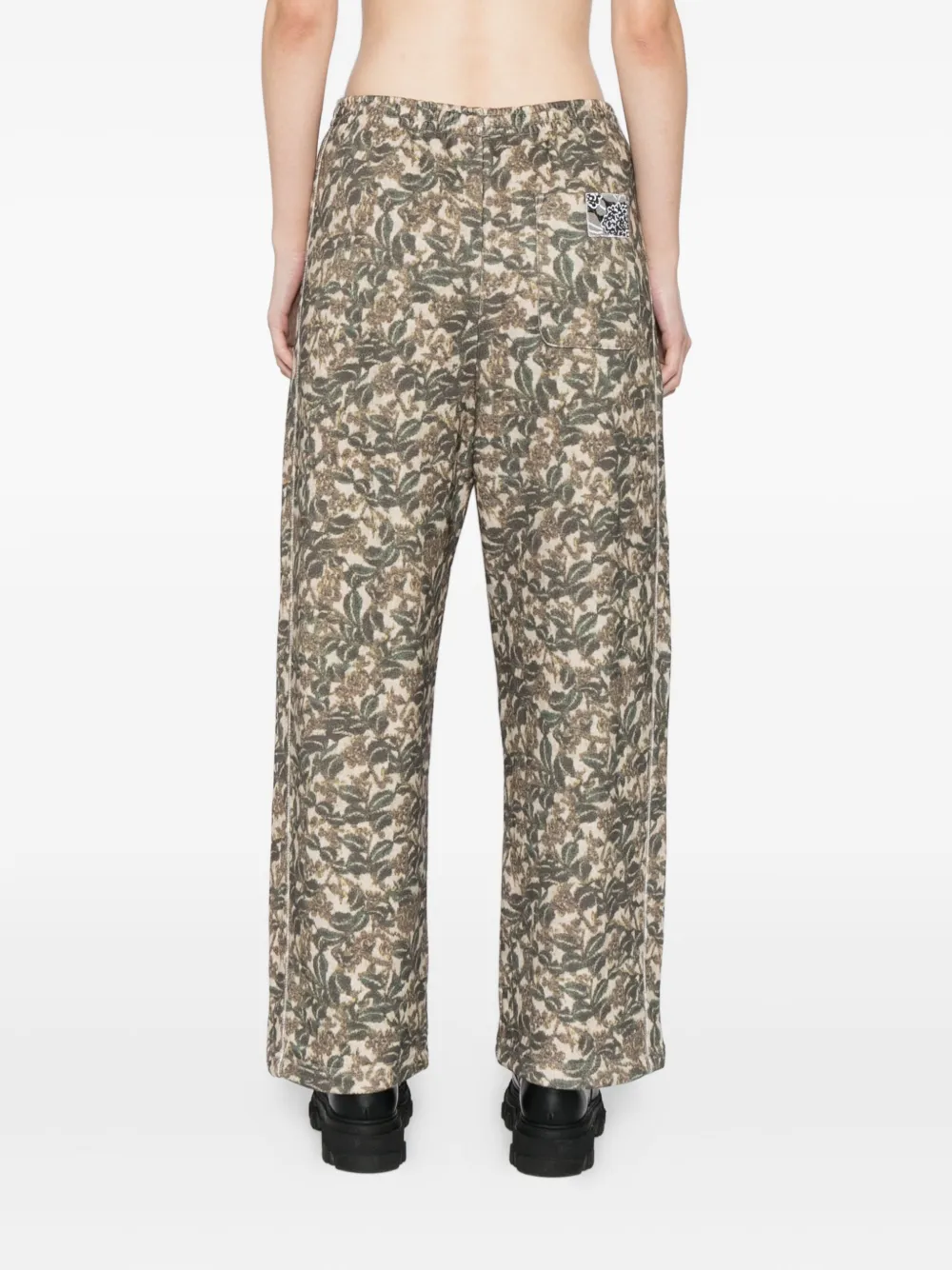 JNBY Broek met bloemenprint Groen