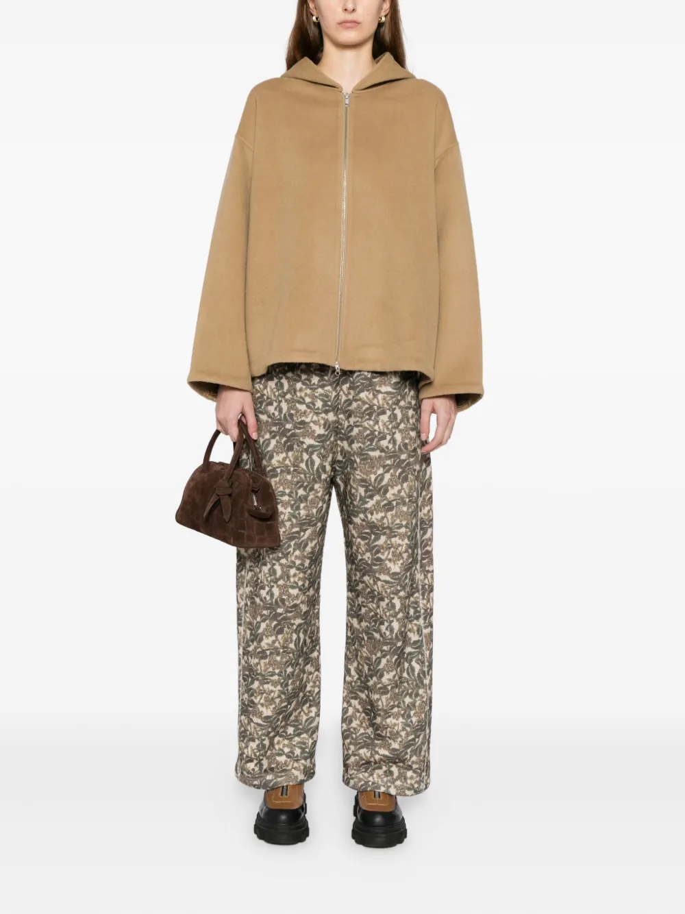 JNBY floral-print trousers | Tapered Pants | Image 2