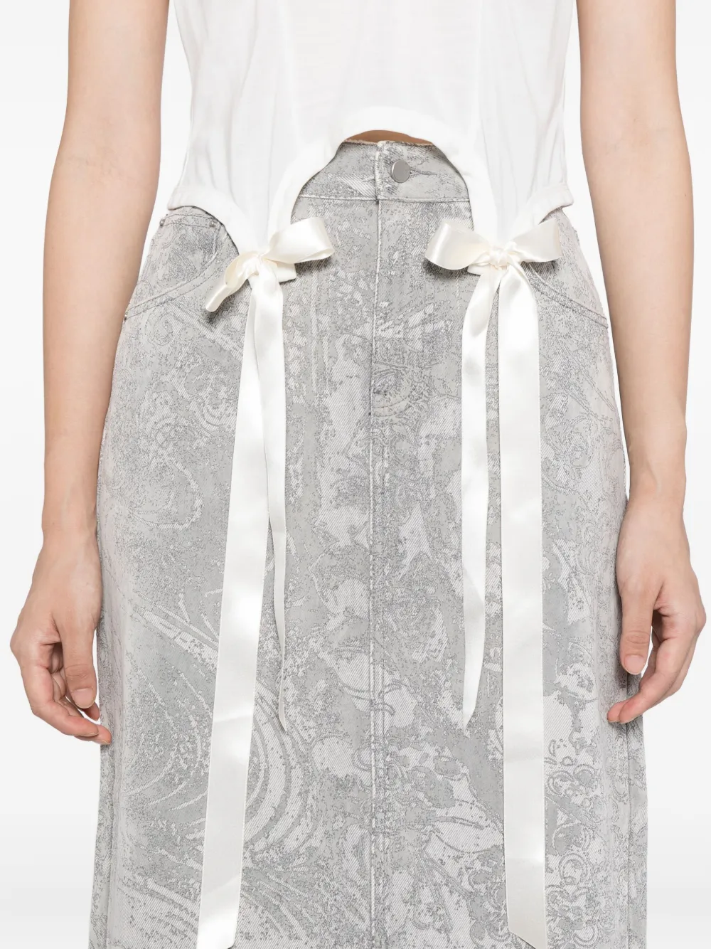 JNBY Midi-rok met print Grijs