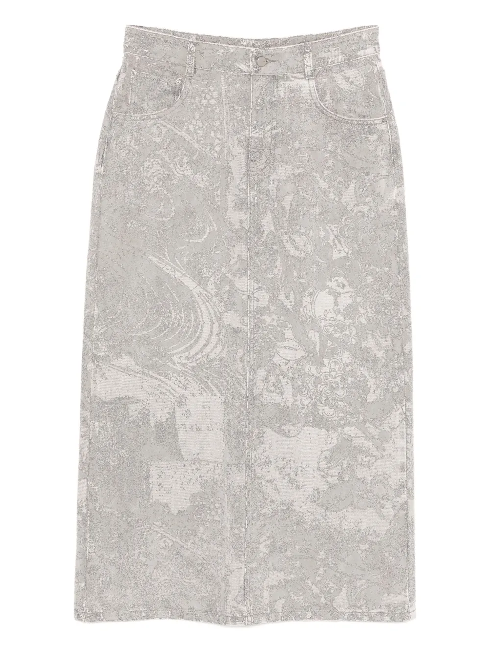 Jnby Printed Skirt In Gray