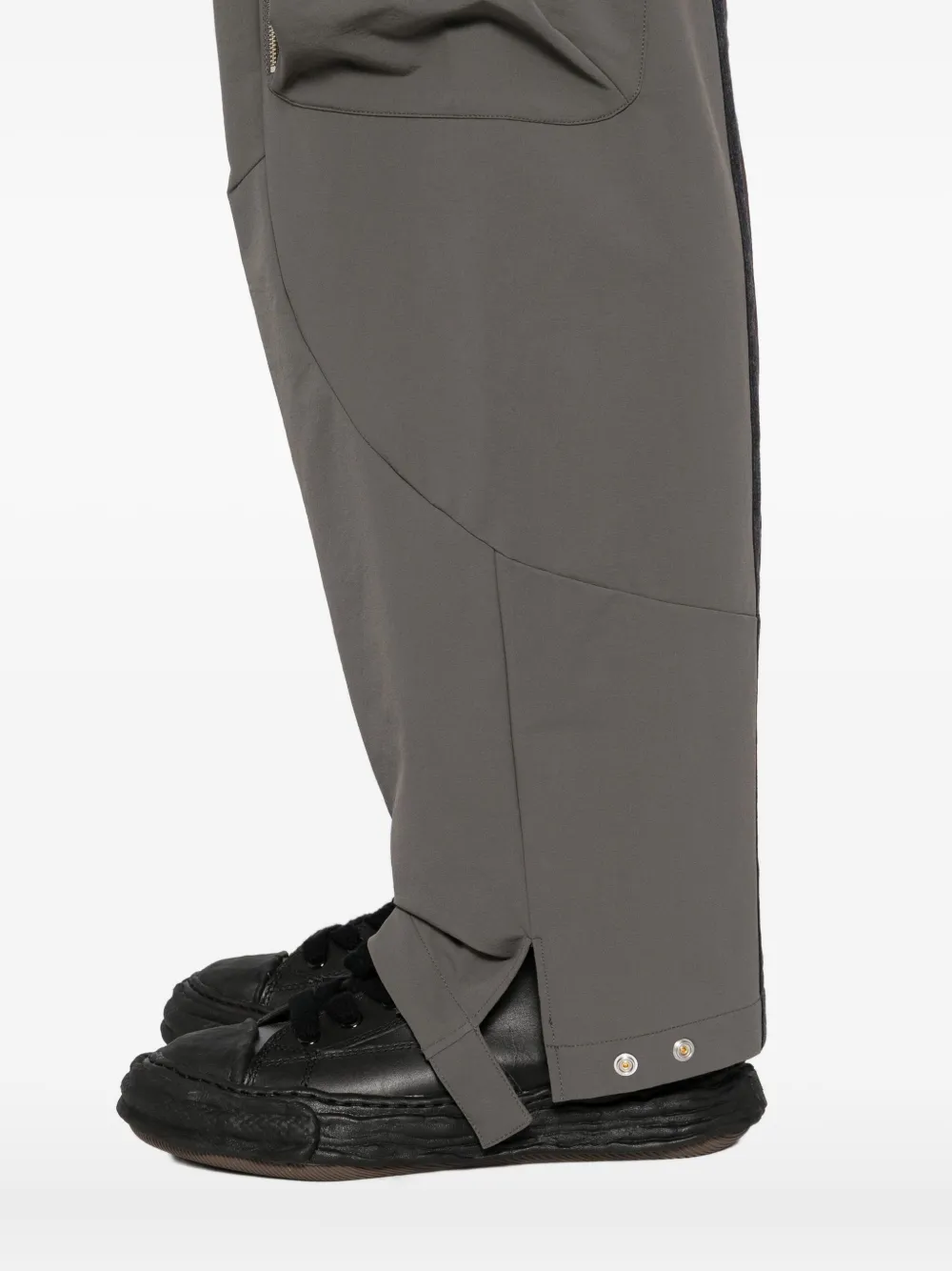 CROQUIS Broek met wijde pijpen Grijs