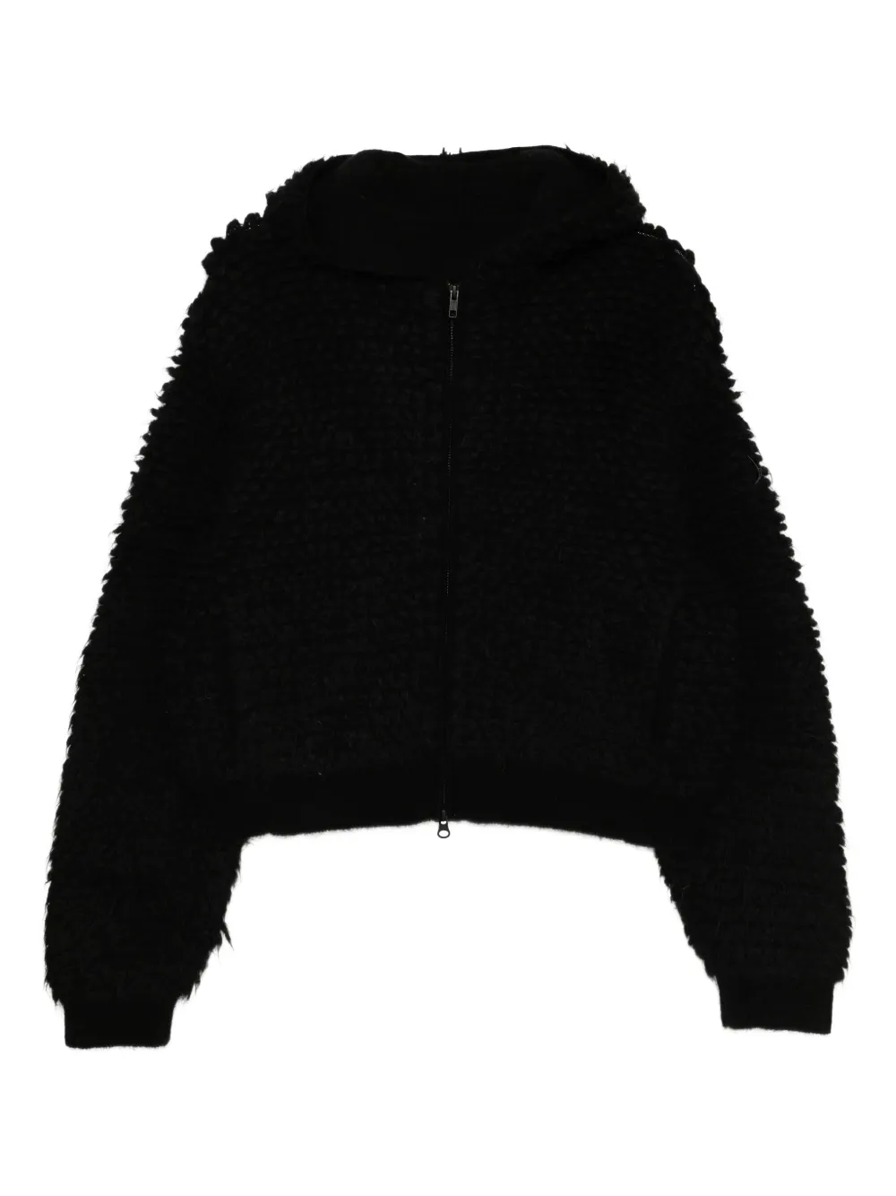 Jnby Cropped Cardigan In Black