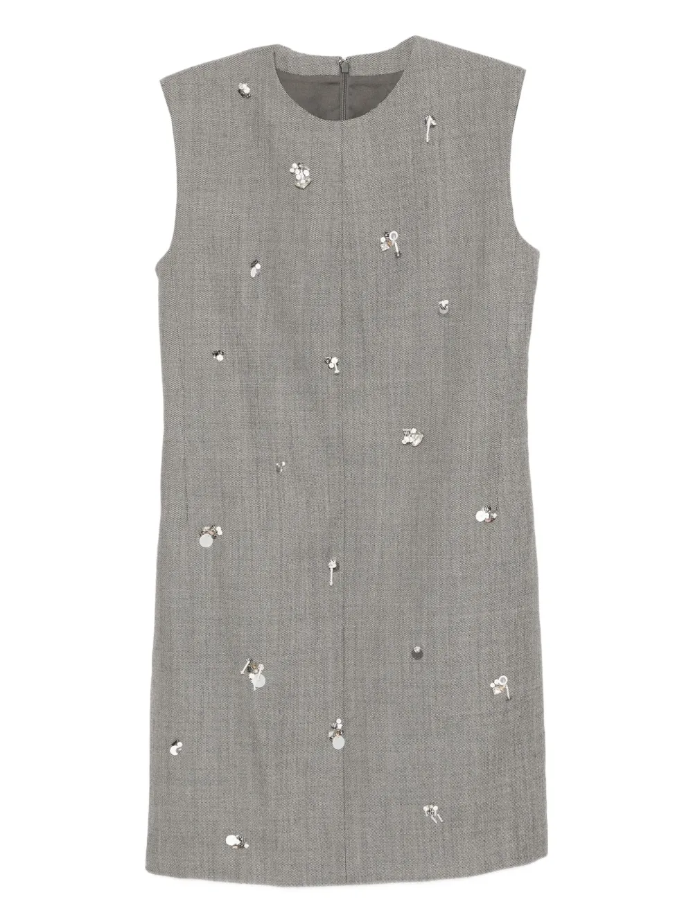 JNBY Abito con paillettes - Grigio