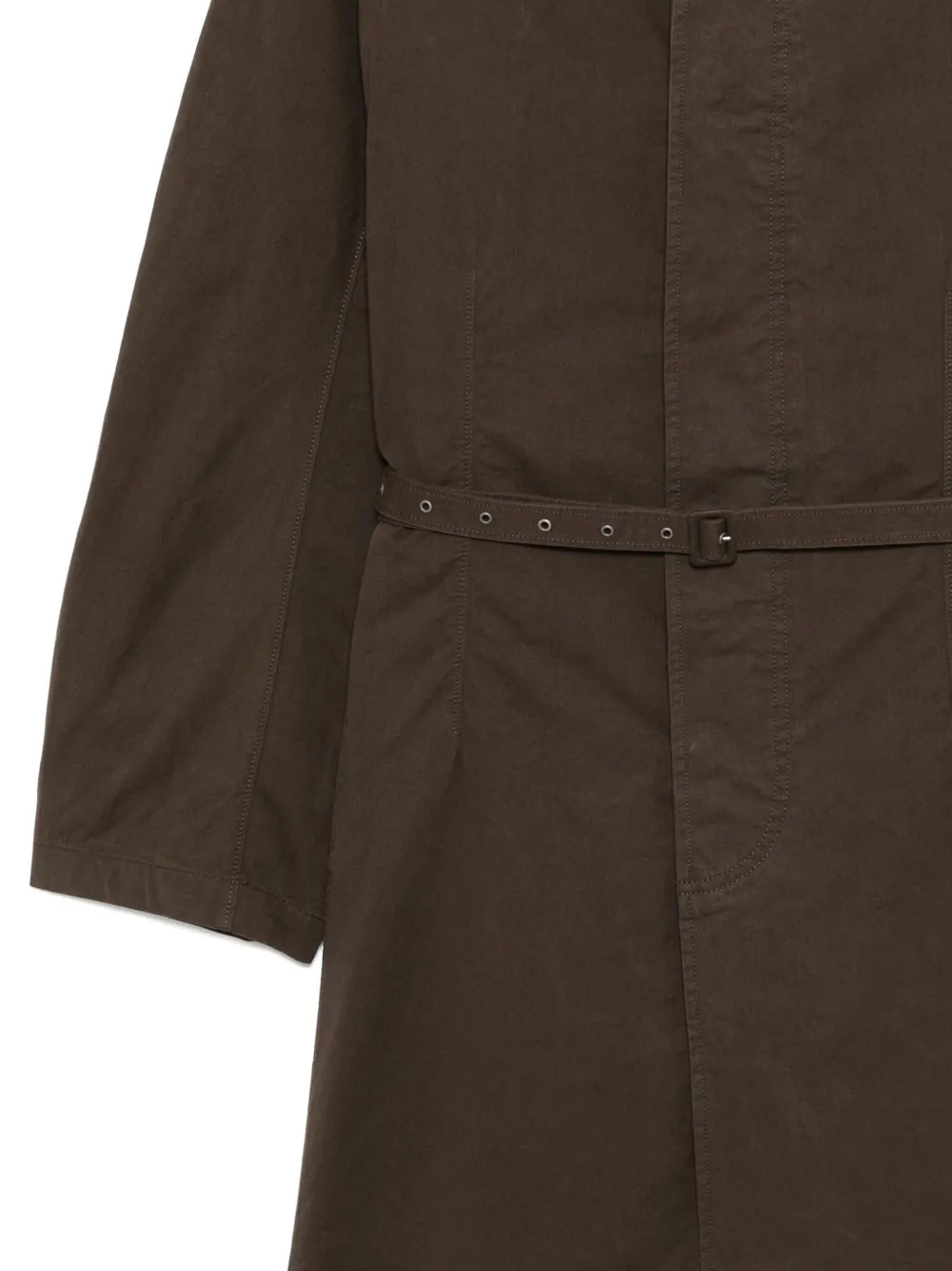 JNBY Ruimvallende katoenen trenchcoat Bruin