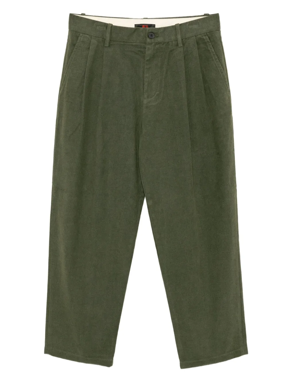 CROQUIS pleated tapered trousers | Green | Image 1