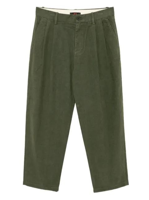 CROQUIS pleated tapered trousers
