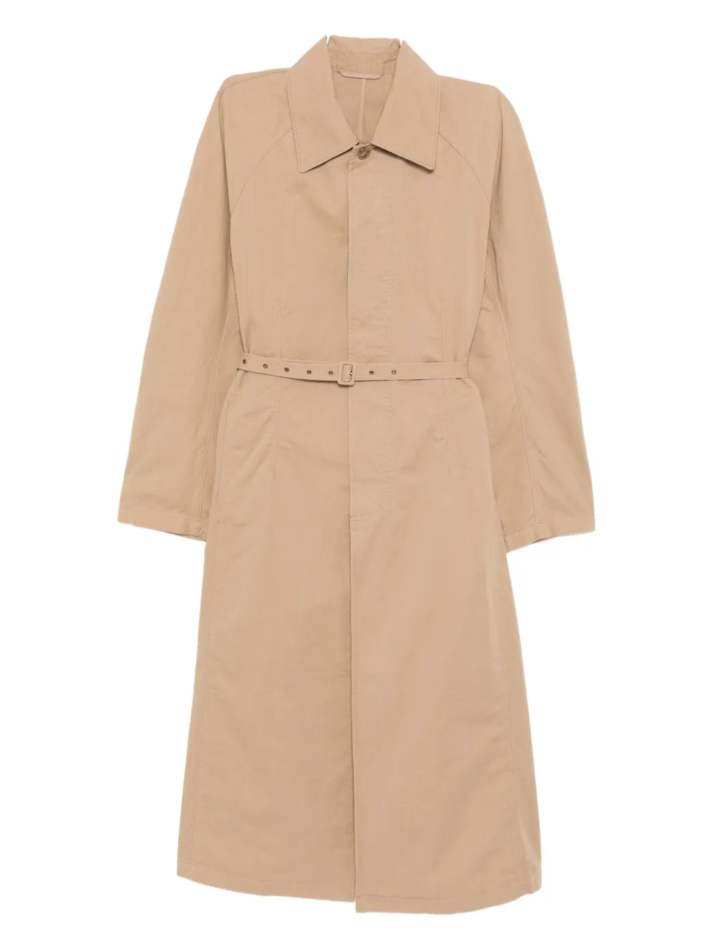Jnby Loosed Cotton Trench Coat In Neutral