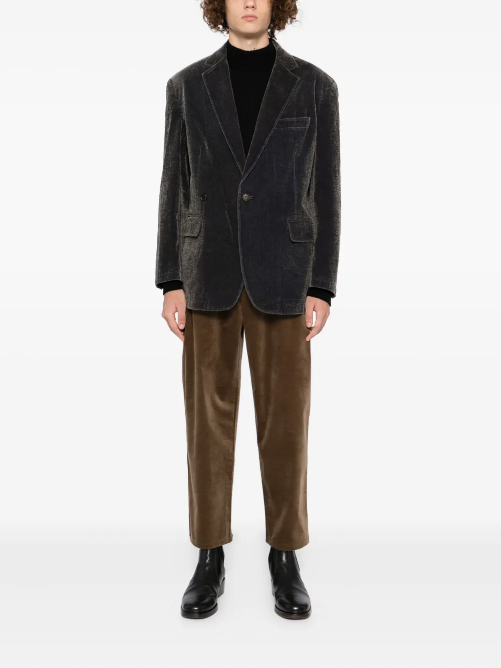 CROQUIS Straight broek - Bruin