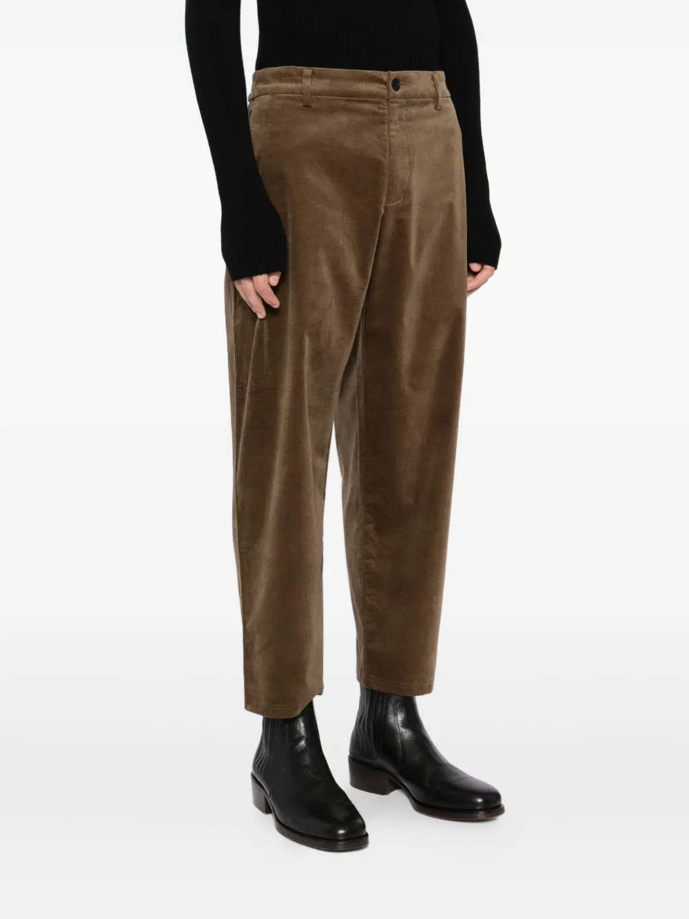 CROQUIS Straight broek Bruin
