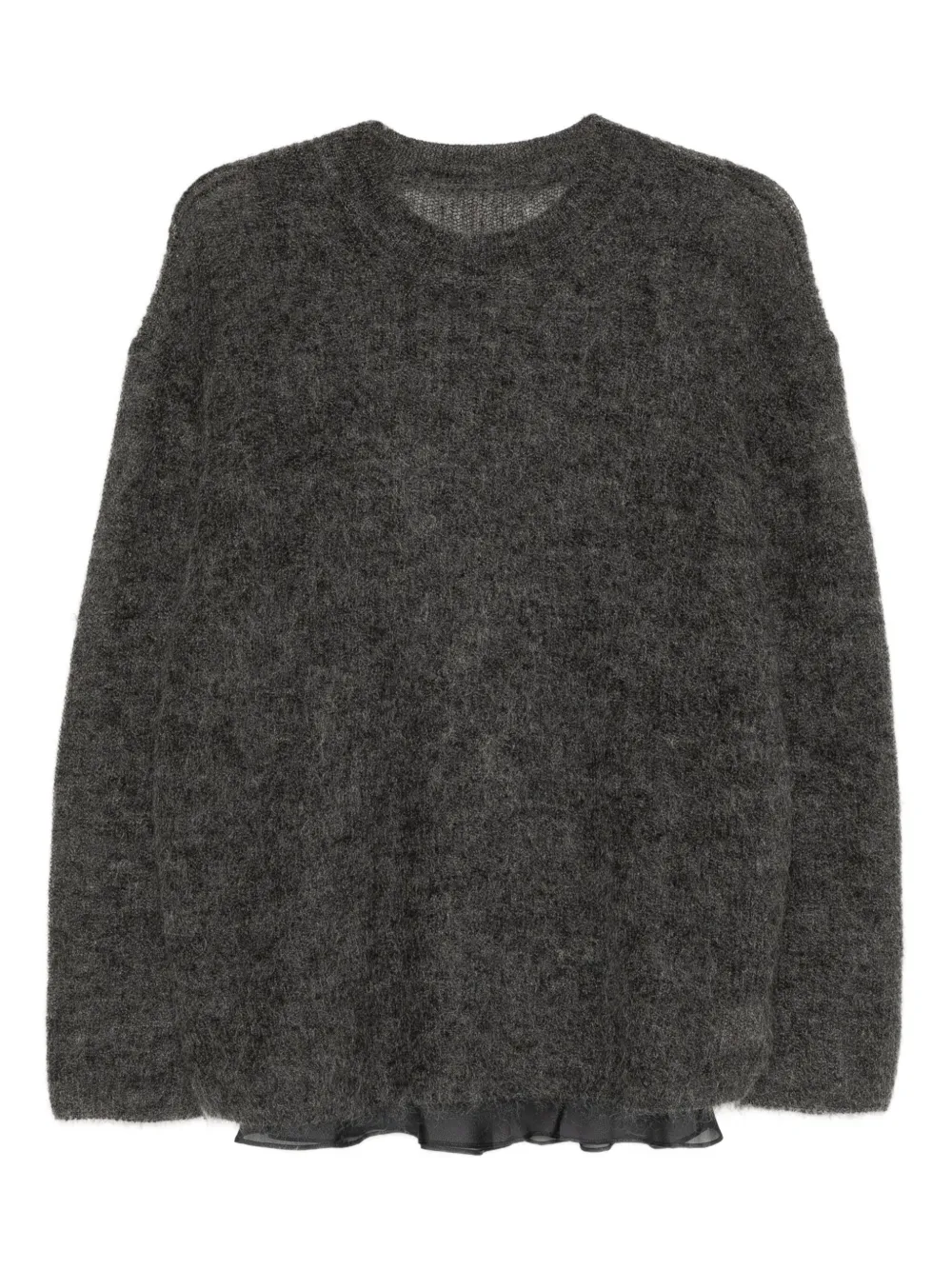 LESS crew-neck top | Grey | Image 1