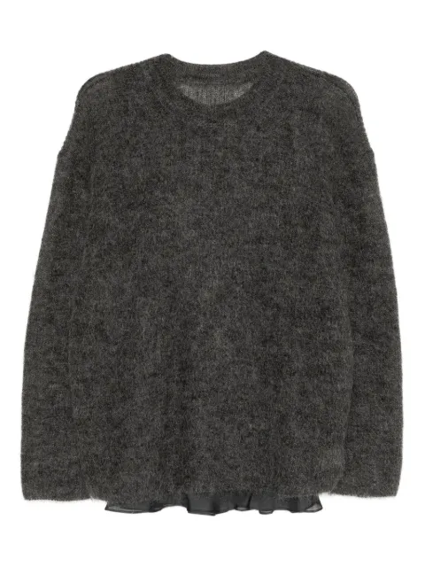 LESS crew-neck top