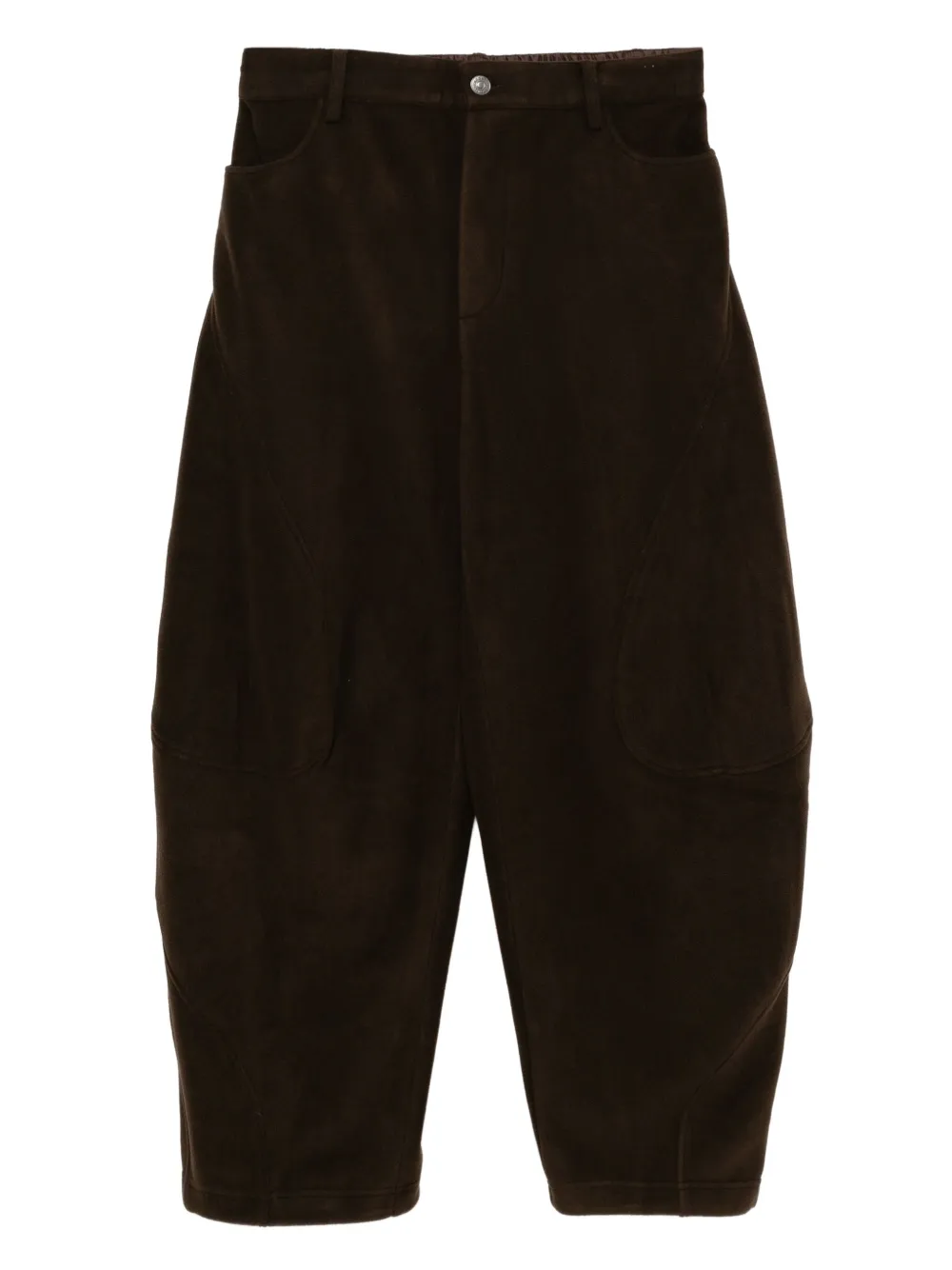 CROQUIS curved-knife trousers | Brown | Image 1