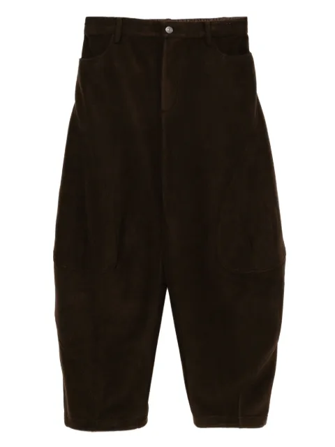 CROQUIS curved-knife trousers