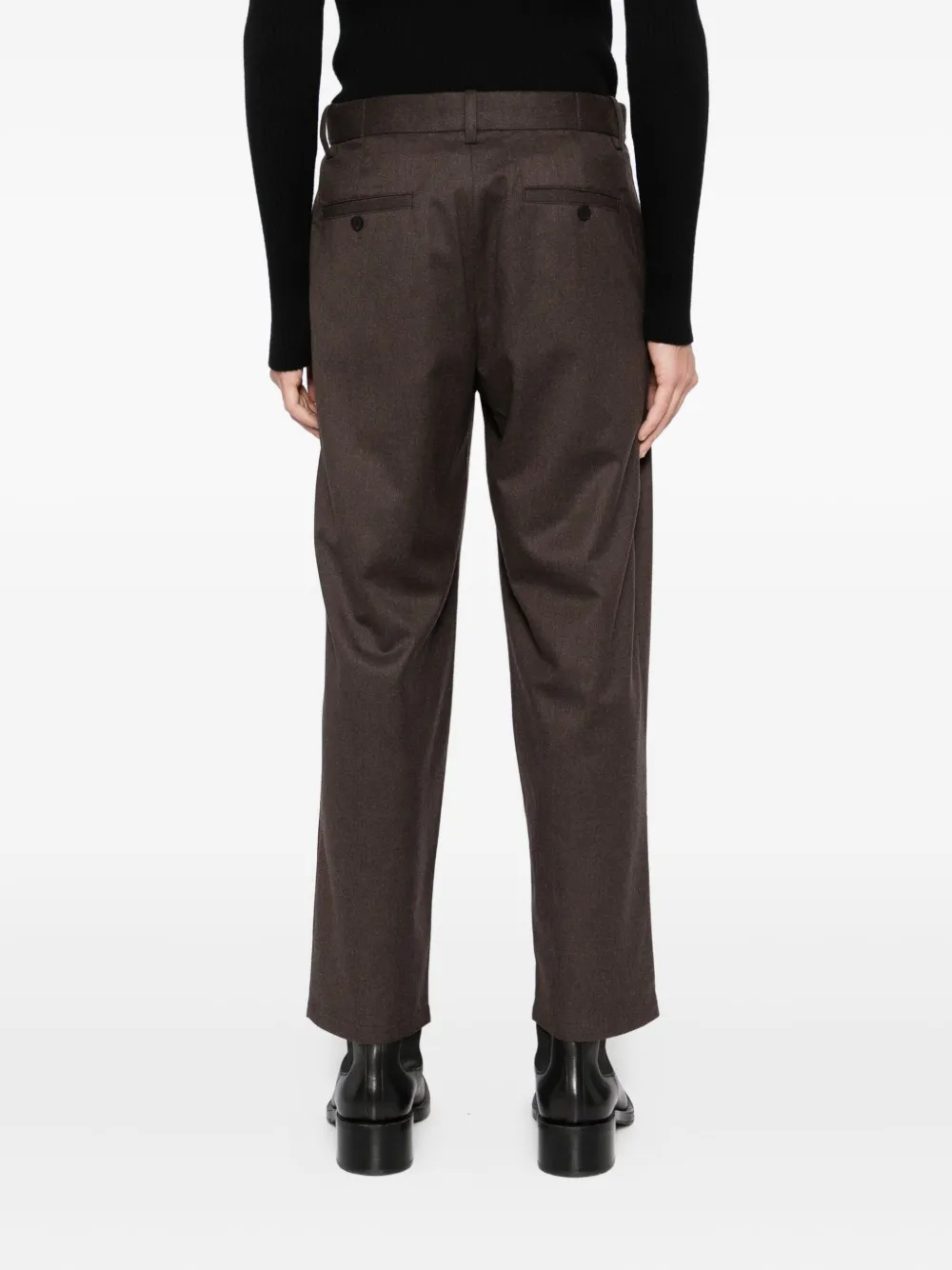 CROQUIS Straight broek Bruin