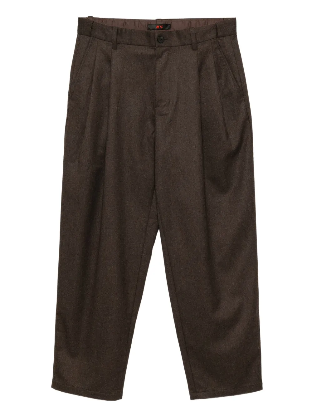 CROQUIS tapered trousers | Brown | Image 1