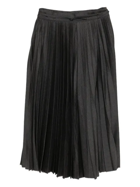 LESS wool pleated skirt