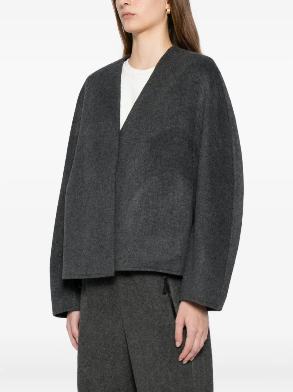 Jnby Wool Jacket In Black