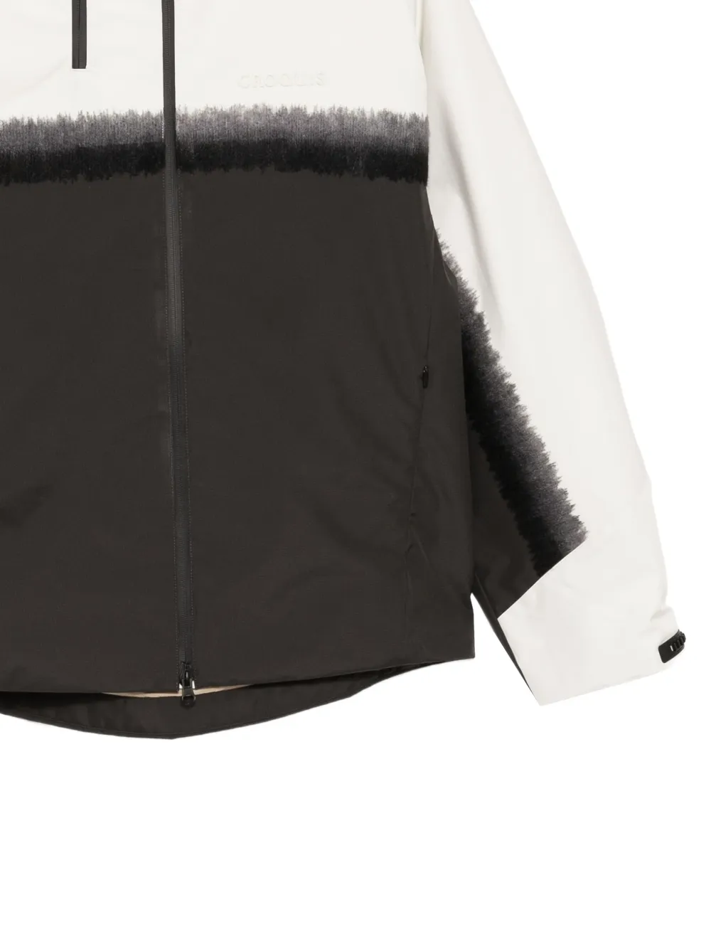 CROQUIS Donsjack met vlakken Zwart