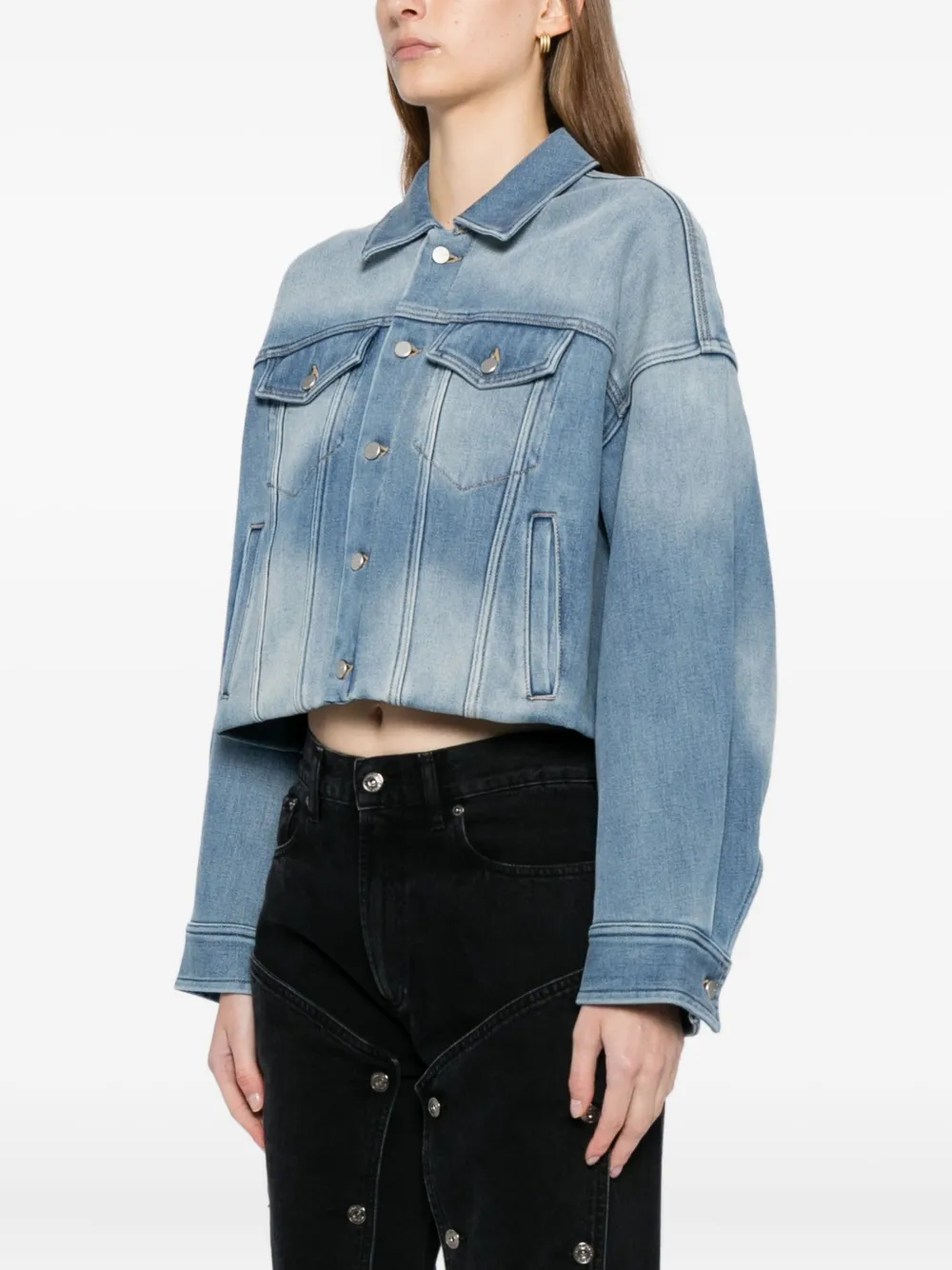 Jnby Oversized Denim Jacket In Blue