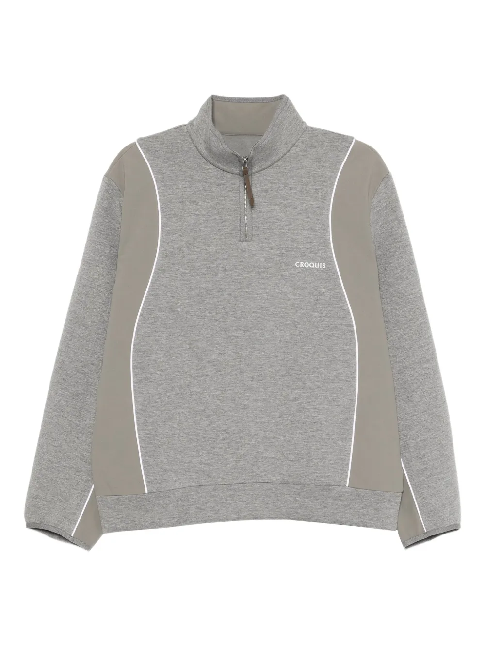 CROQUIS sudadera con paneles | gris | Image 1